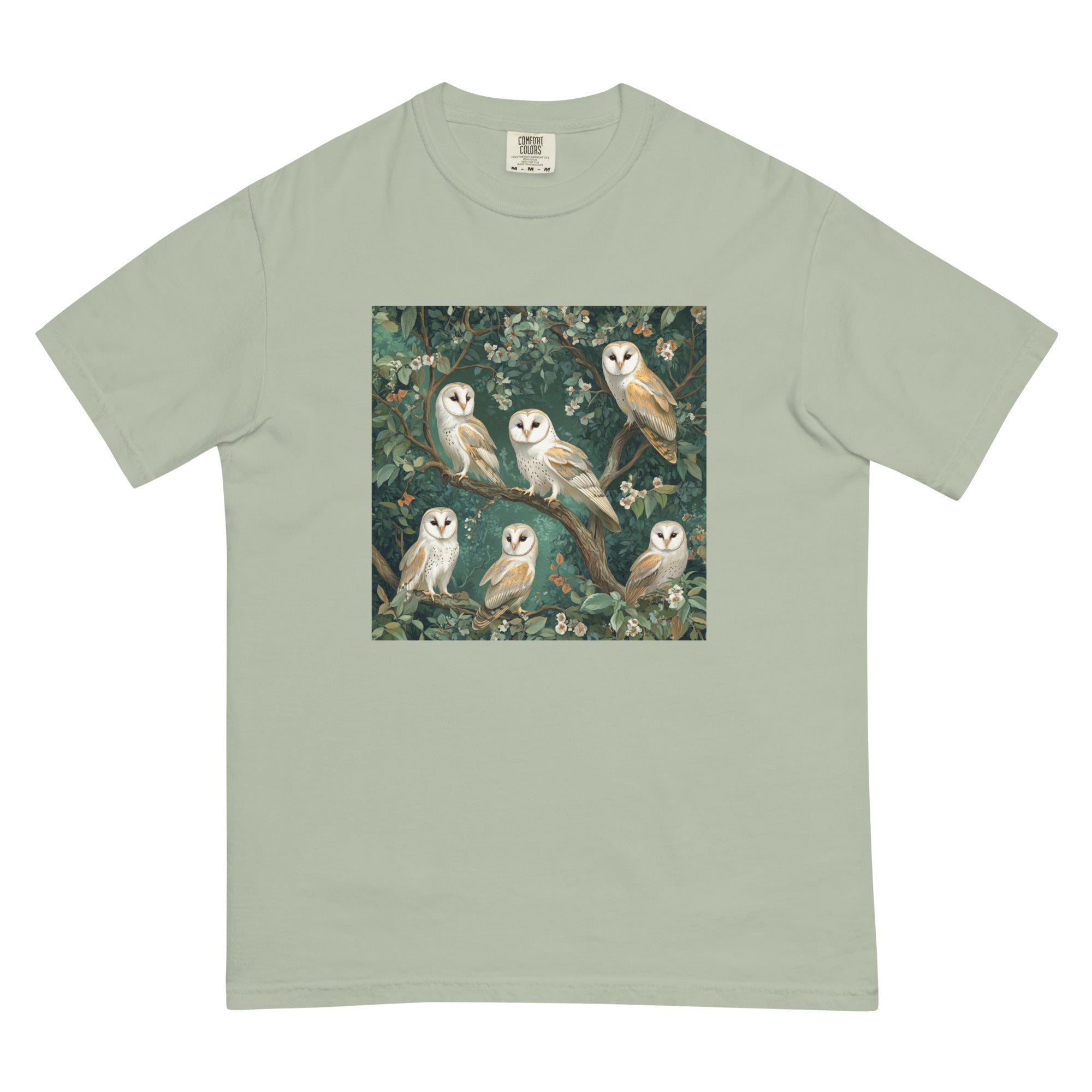 Barn Owl Forest Scene T-Shirt