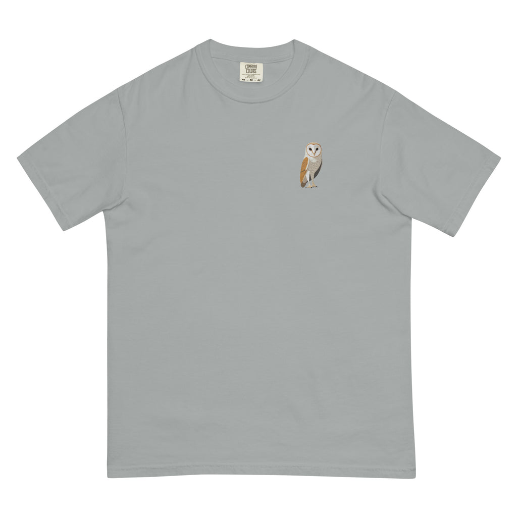 Barn Owl Embroidered T-Shirt