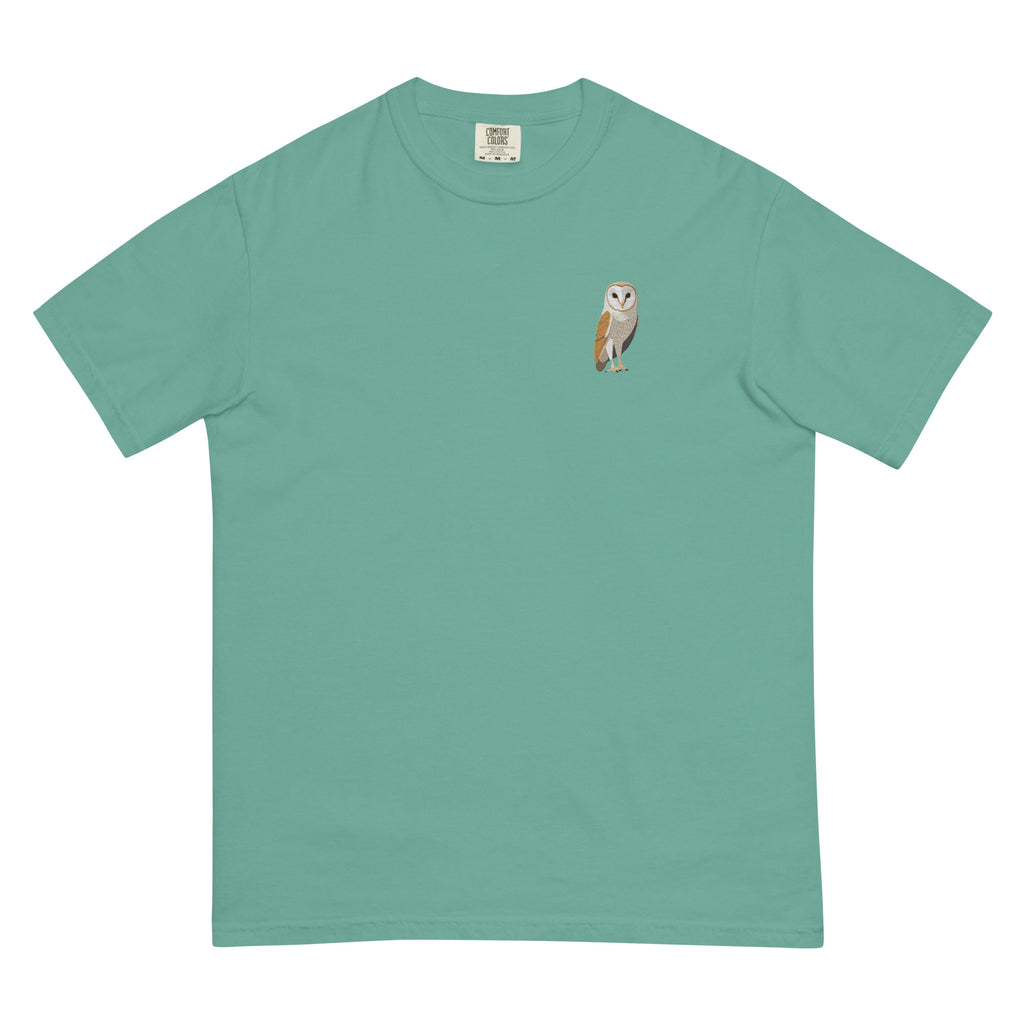 Barn Owl Embroidered T-Shirt