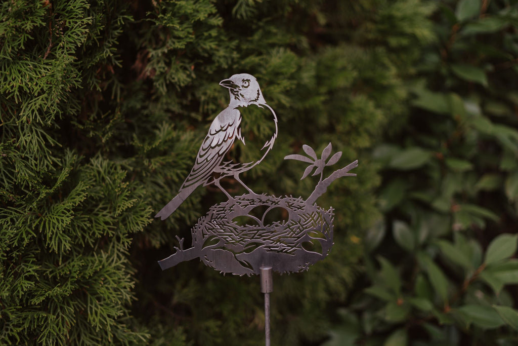 Robin with Nest